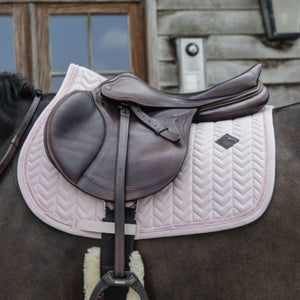 Kentucky Horsewear Mantilla Velvet Pearls Springen Soft Rose
