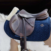 Kentucky Horsewear Mantilla Skin Friendly Velvet Springen Navy