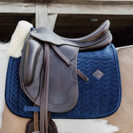 Kentucky Horsewear Mantilla Skin Friendly Velvet Doma clásica Navy