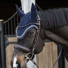 Kentucky Horsewear Bonete para Orejas Wellington Big Stone & Pearl Dark Navy