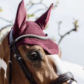 Kentucky Horsewear Bonete para Orejas Wellington Bordeaux