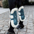 Kentucky Horsewear Botas para tendones Bamboo Elastic Español (ES): piel de oveja vegana Esmeralda