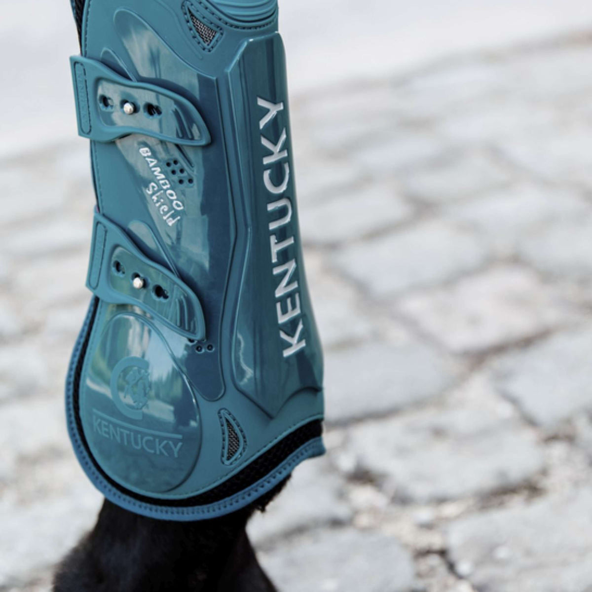 Kentucky Horsewear Botas para tendones Bamboo Elastic Esmeralda