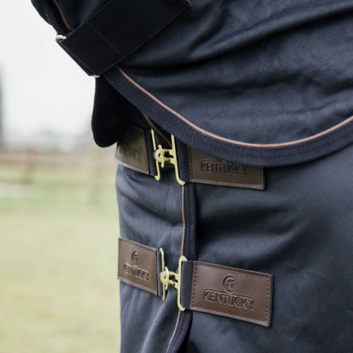 Kentucky Horsewear Manta Antimoscas Combo Classic 0g Navy