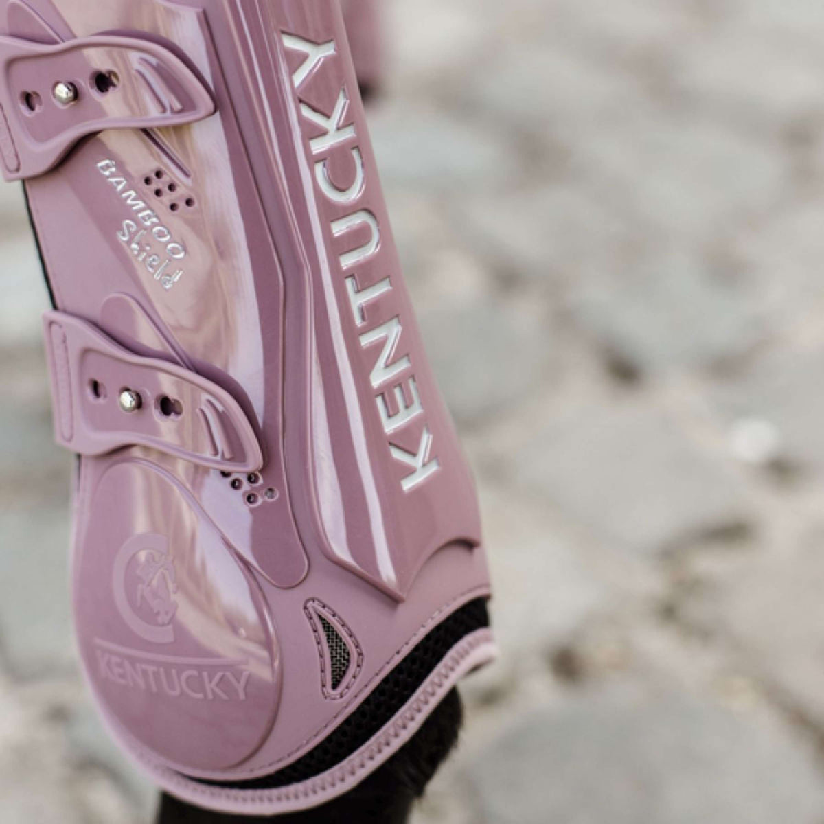 Kentucky Horsewear Botas para tendones Bamboo Elastic Old Rose