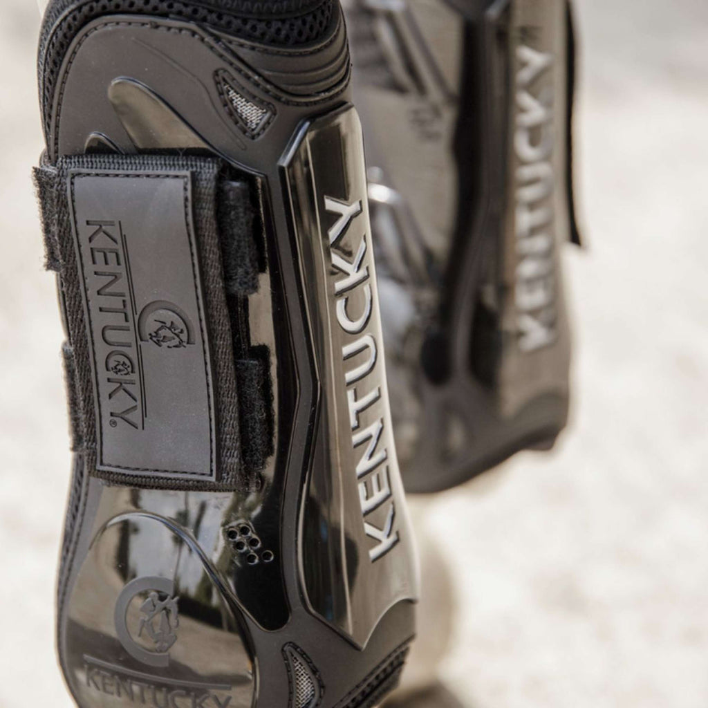 Kentucky Horsewear Botas para tendones Velcro Negro