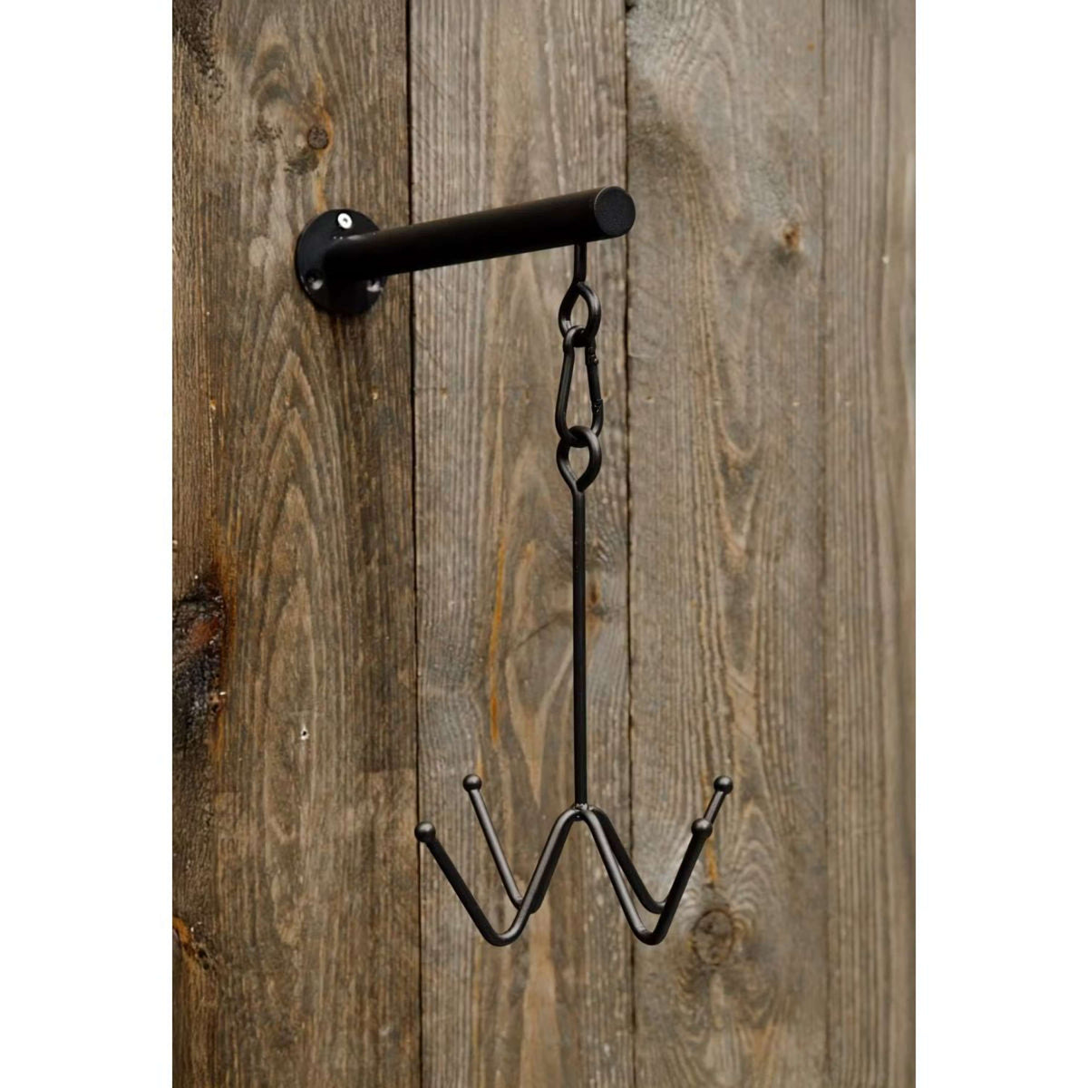 Kentucky Horsewear Gancho para Bridas 4 Montaje en pared Negro