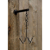 Kentucky Horsewear Gancho para Bridas 4 Montaje en pared Negro