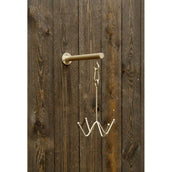 Kentucky Horsewear Gancho para Bridas 4 Montaje en pared Oro