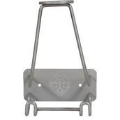 Kentucky Soporte para Casco con Gancho Steel Plata