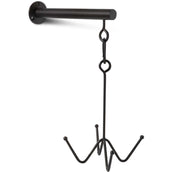 Kentucky Horsewear Gancho para Bridas 4 Montaje en pared Negro