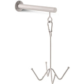 Kentucky Horsewear Gancho para Bridas 4 Montaje en pared Plata