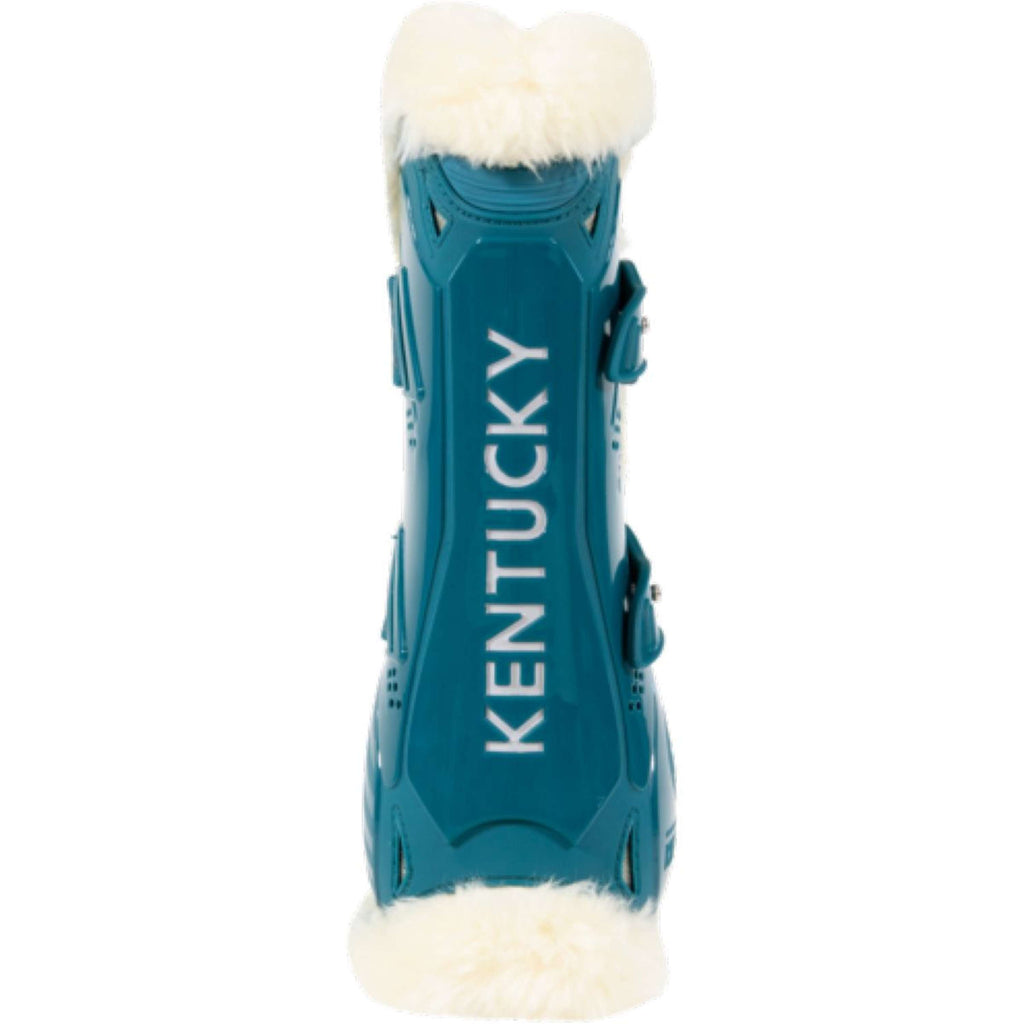 Kentucky Horsewear Botas para tendones Bamboo Elastic Español (ES): piel de oveja vegana Esmeralda