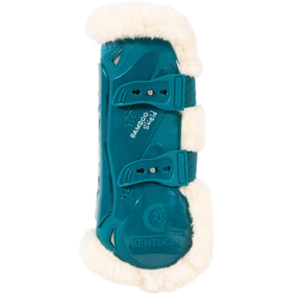 Kentucky Horsewear Botas para tendones Bamboo Elastic Español (ES): piel de oveja vegana Esmeralda