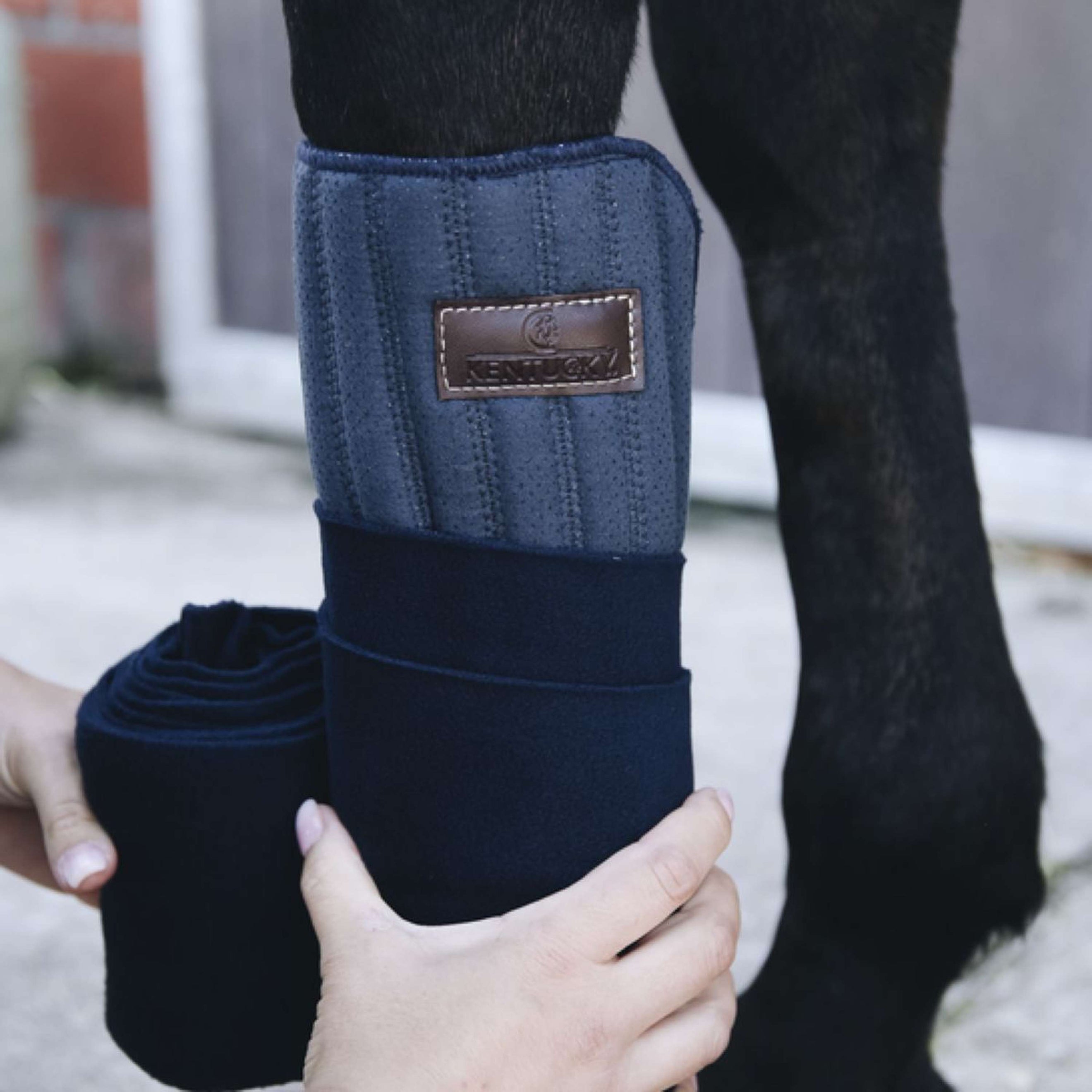 Kentucky Horsewear Bandage Pad Absorber Navy Kentucky Horsewear Bandage Pad Absorber Navy