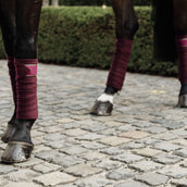 Kentucky Horsewear Vendajes Polar Fleece Bordeaux
