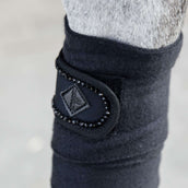 Kentucky Horsewear Vendajes Polar Fleece Polar Fleece Perlas Negro