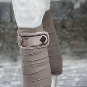 Kentucky Horsewear Vendajes Polar Fleece Velvet Pearls Beige