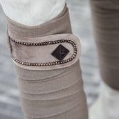 Kentucky Horsewear Vendajes Polar Fleece Velvet Pearls Beige