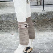 Kentucky Horsewear Vendajes Polar Fleece Velvet Pearls Beige