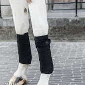 Kentucky Horsewear Vendajes Polar Fleece Velvet Pearls Negro
