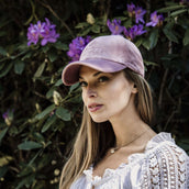 Kentucky Horsewear Gorra Velvet Rosa Viejo