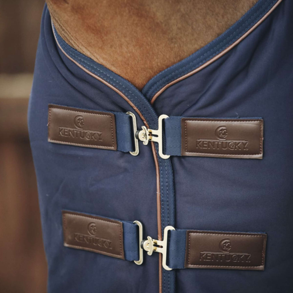 Kentucky Horsewear Manta polar más fresca Navy
