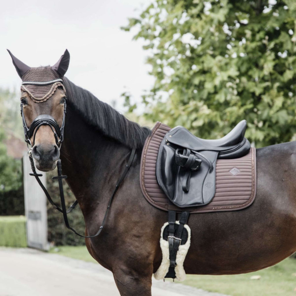Kentucky Horsewear Mantilla de Doma Clásica Pearls Marron