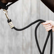 Kentucky Horsewear Cuerda de Cabestro Español: Mosquetón de pánico Negro