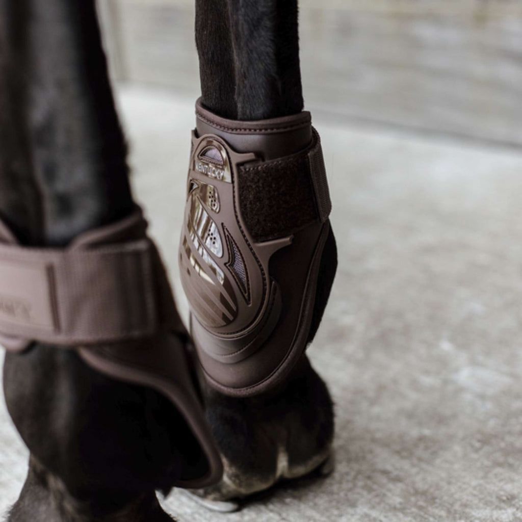 Kentucky Horsewear Botas protectoras de menudillo Deep Marron