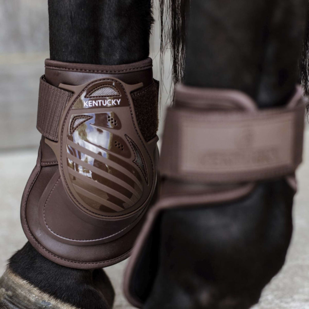 Kentucky Horsewear Botas protectoras de menudillo Deep Marron