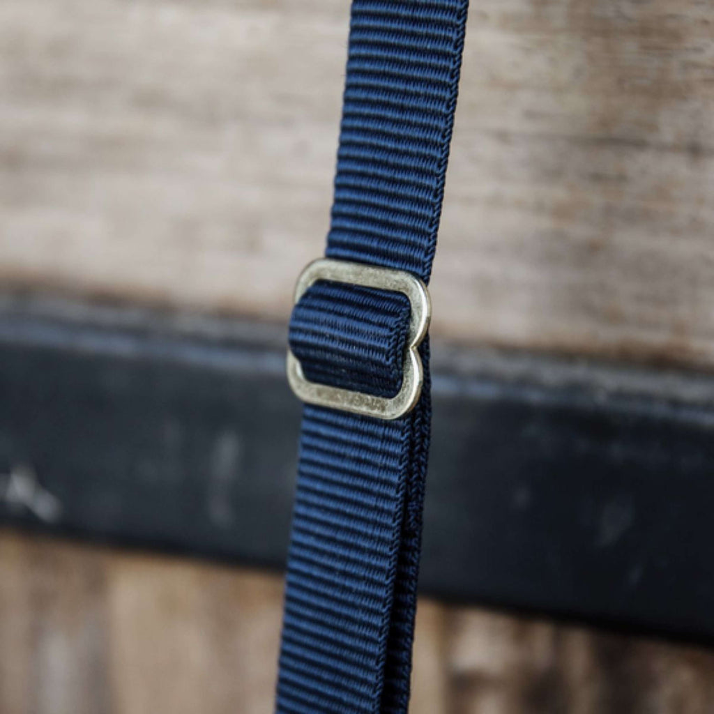 Kentucky Horsewear Soporte de nailon Gancho y anilla 1.º Navy