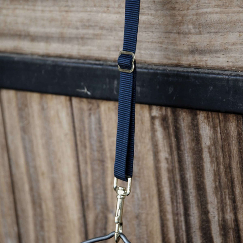 Kentucky Horsewear Soporte de nailon Gancho y anilla 1.º Navy