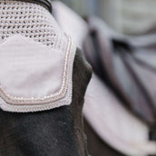 Kentucky Horsewear Bonete para Orejas Wellington Velvet Pearls Soft Rose