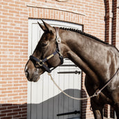 Kentucky Horsewear Cuerda de Presentación Leather Chain Marron