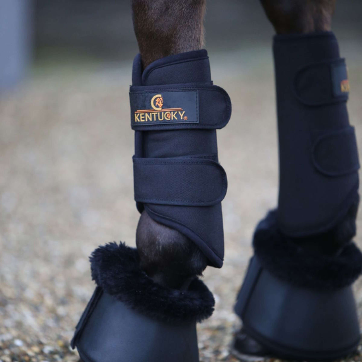Kentucky Horsewear Turnout Boots 3D Spacer Patas delanteras Negro