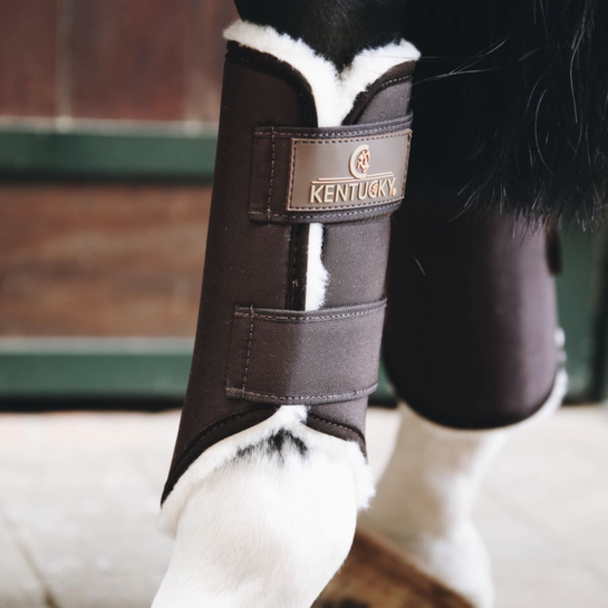Kentucky Horsewear Turnout Boots Solimbra Patas delanteras Marron