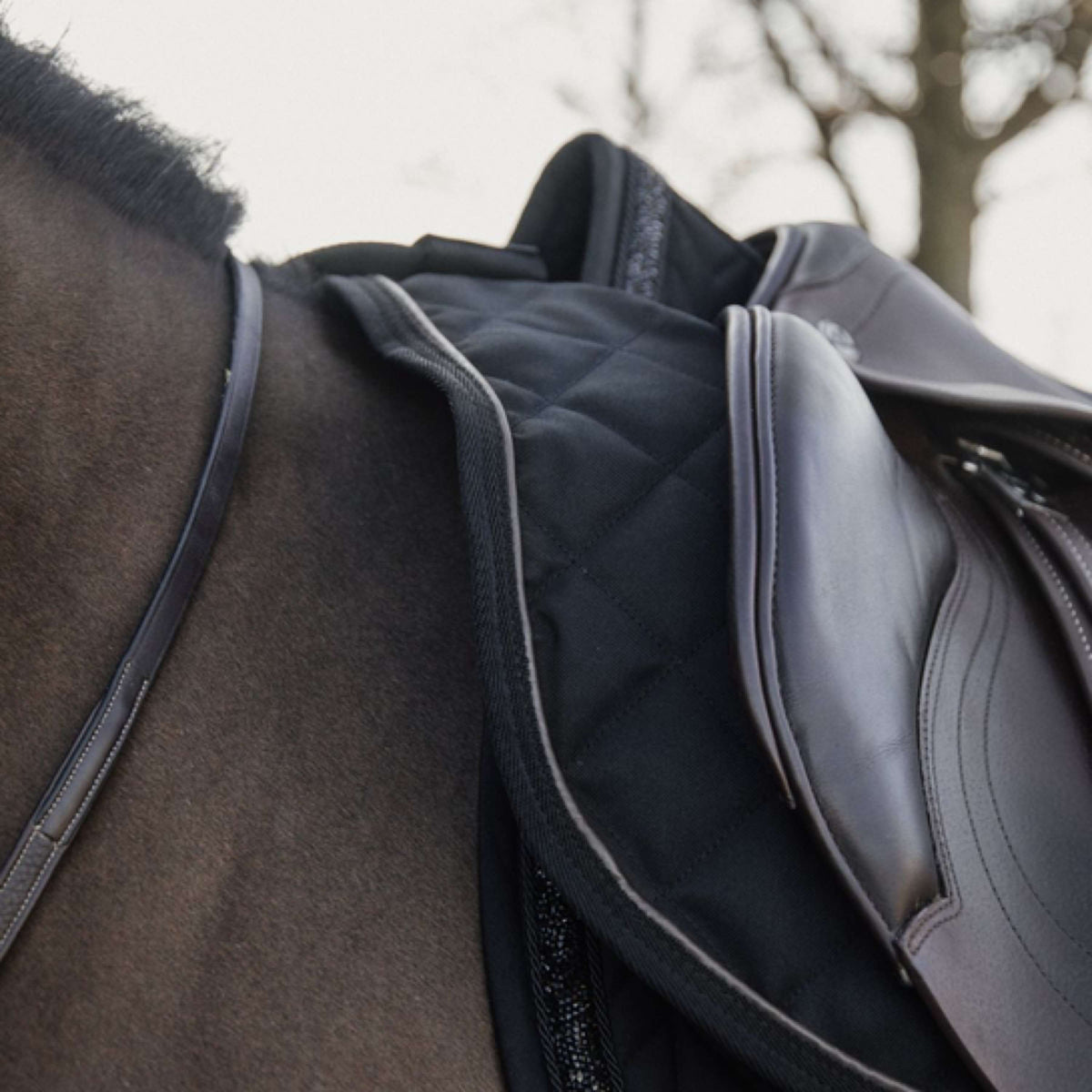 Kentucky Horsewear Manta de ejercicio 160g Negro
