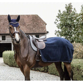 Kentucky Horsewear Manta de ejercicio Forro polar grueso cuadrado. Navy