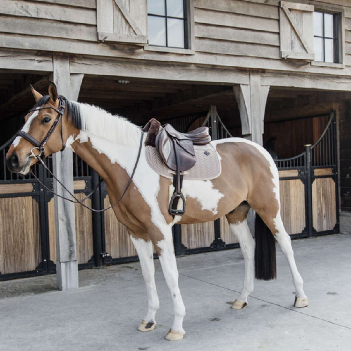 Kentucky Horsewear Mantilla Skin Friendly Velvet Springen Beige