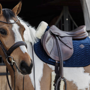 Kentucky Horsewear Mantilla Skin Friendly Velvet Springen Navy