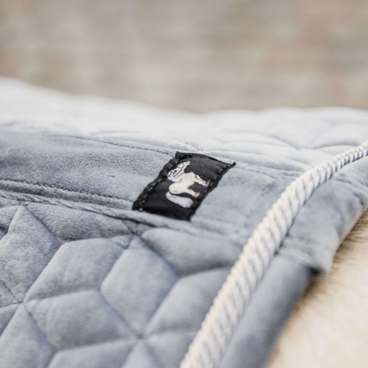 Kentucky Horsewear Mantilla Español (ES): Terciopelo Azul claro