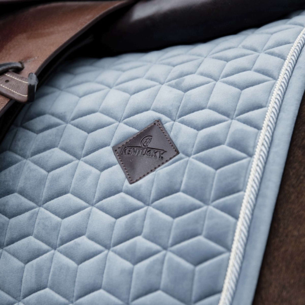 Kentucky Horsewear Mantilla de Salto Velvet Azul claro