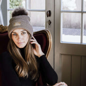 Kentucky Horsewear Gorro Pompom Beige