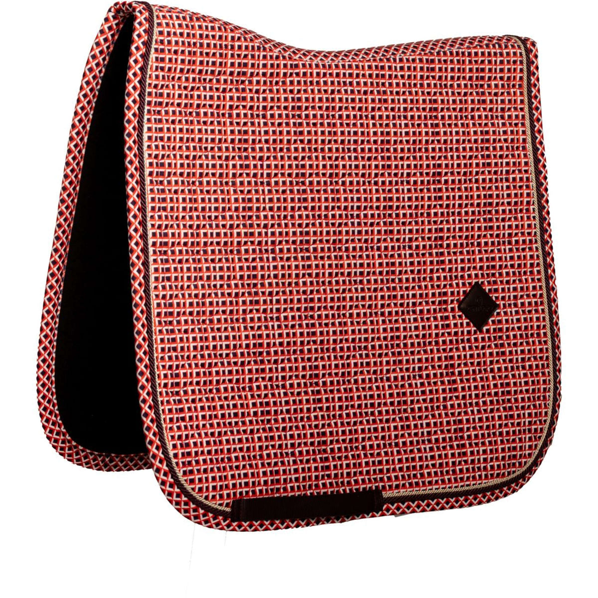 Kentucky Mantilla Velvet Check Doma clásica Morado