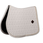 Kentucky Mantilla Velvet Pied de Poule saltando Gris/Blanco