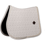 Kentucky Mantilla Velvet Pied de Poule saltando Gris/Blanco