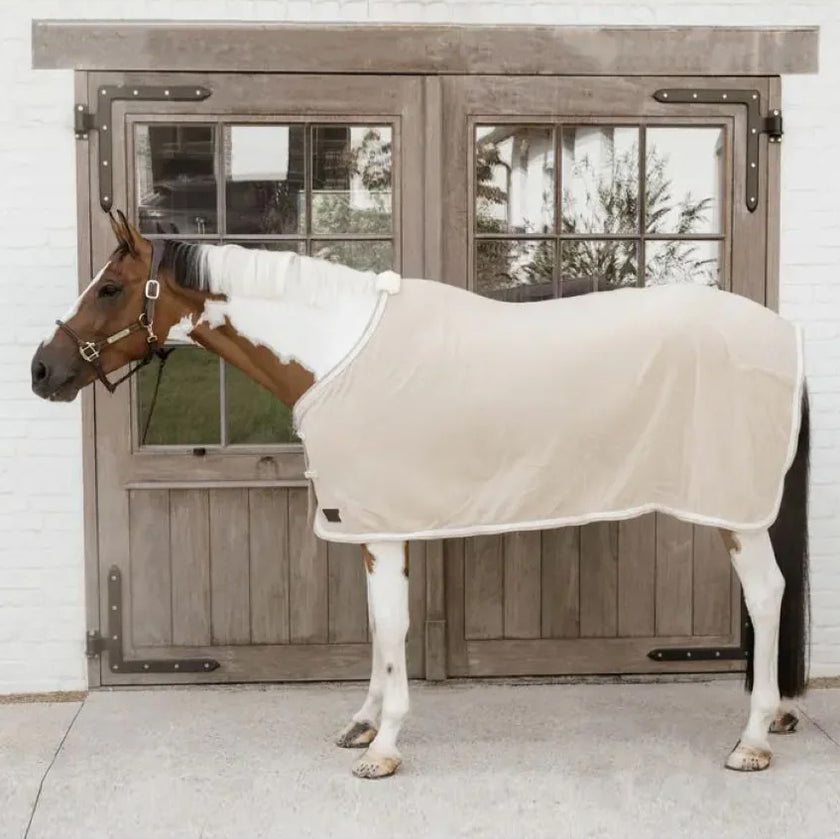 Kentucky Horsewear Manta de Forro Polar Plaited Beige