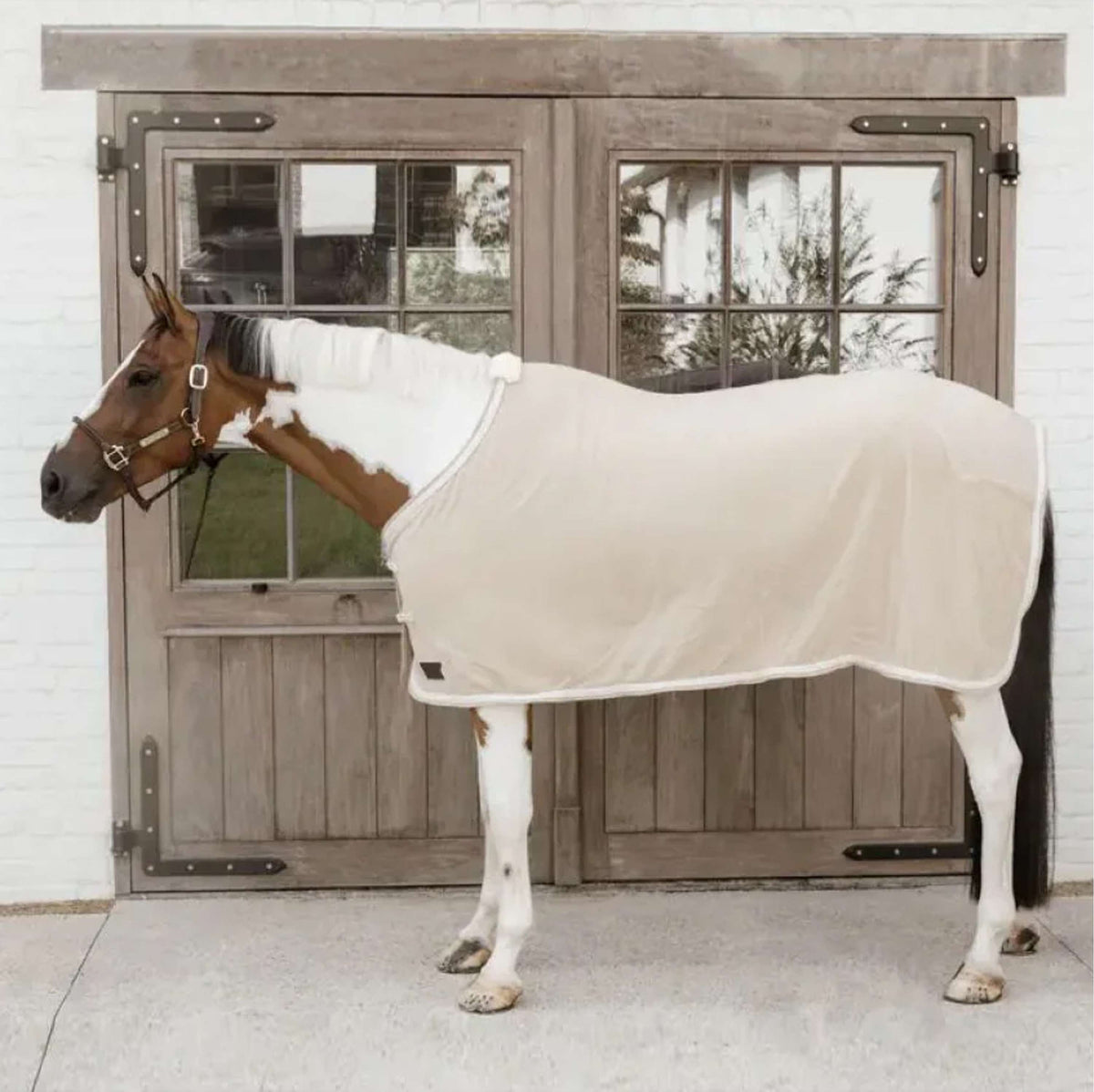 Kentucky Horsewear Manta de Forro Polar Plaited Beige