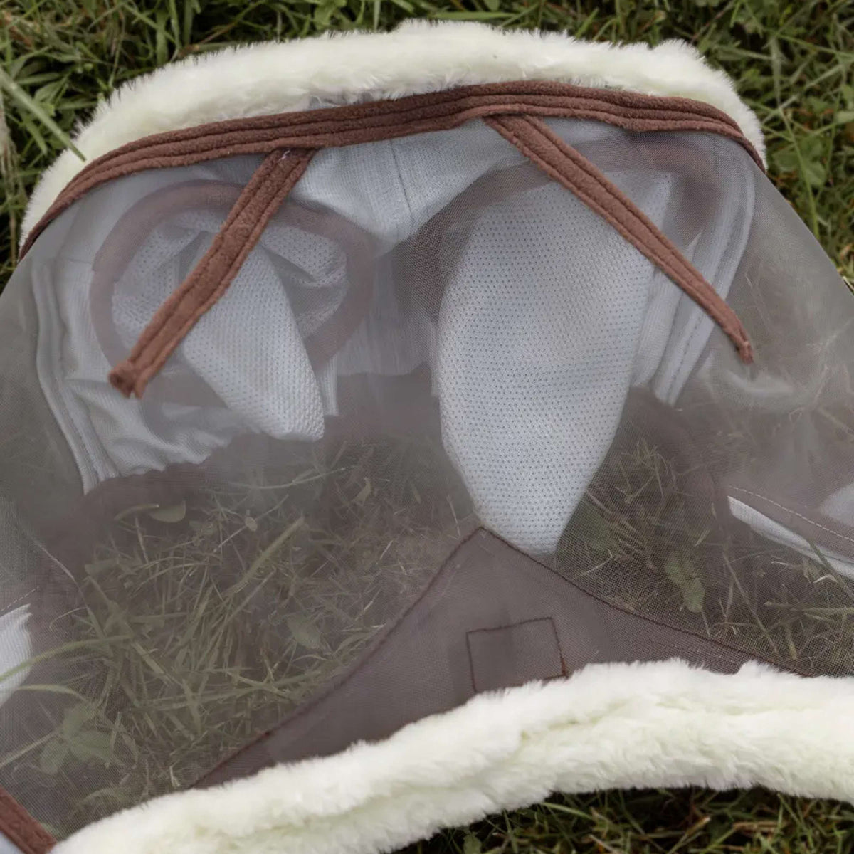 Kentucky Máscara para Moscas Skin Friendly con Orejas Plata